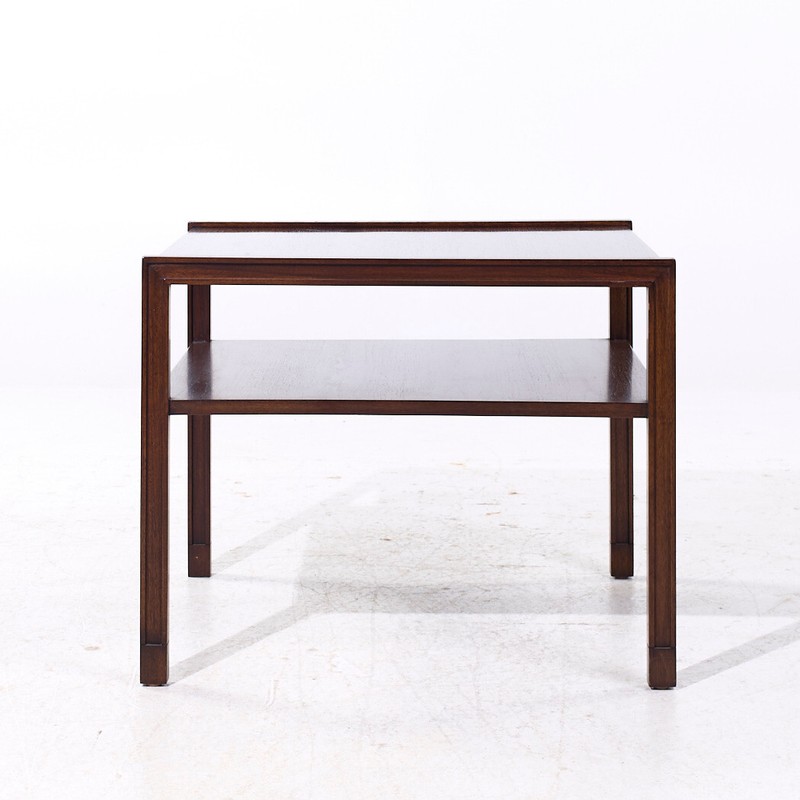 Edward Wormley for Dunbar Mid Century Mahogany End Tables - Pair gallery