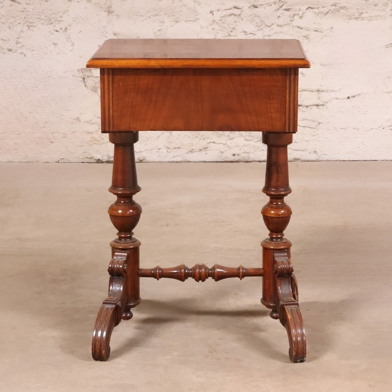 20th Century Double Pedestal English Sewing Table gallery
