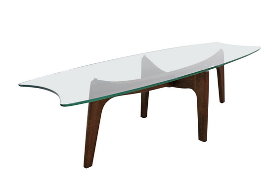 Vintage Adrian Pearsall Stingray Coffee Table Walnut Mid Century Modern MCM 1960
