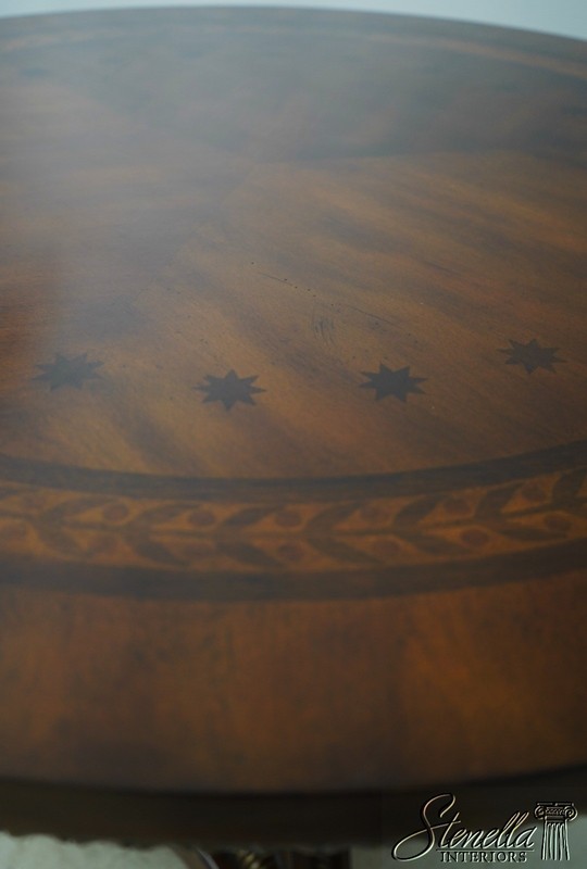 L71891: MAITLAND SMITH Round Empire Style Inlaid Top Center Table gallery