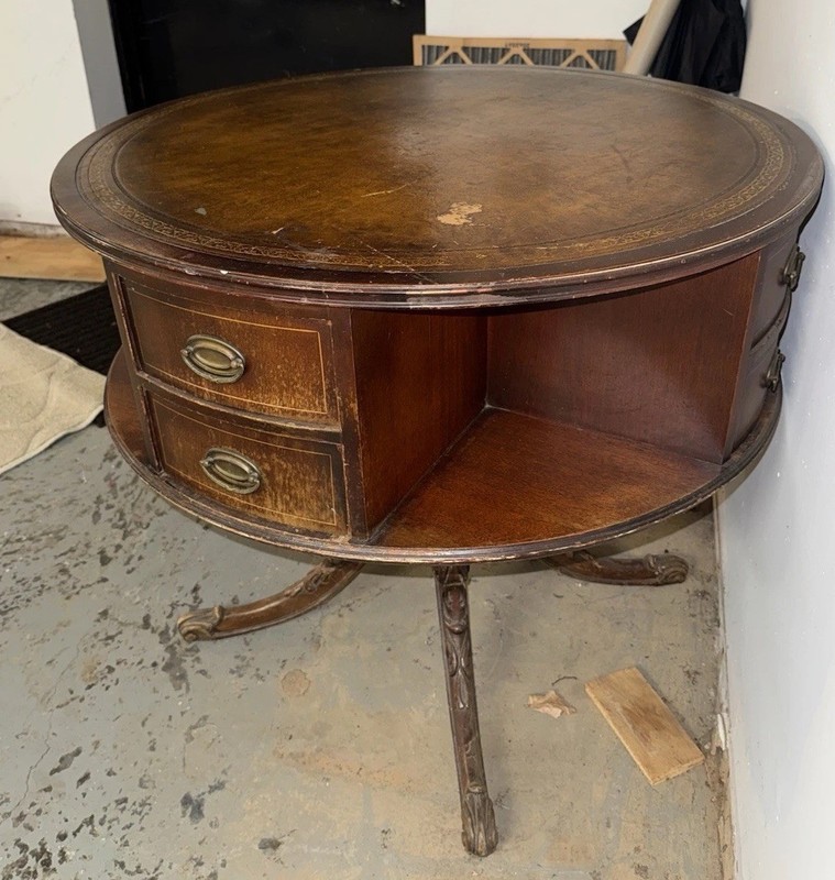 Gorgeous Mahogany Drum Table gallery
