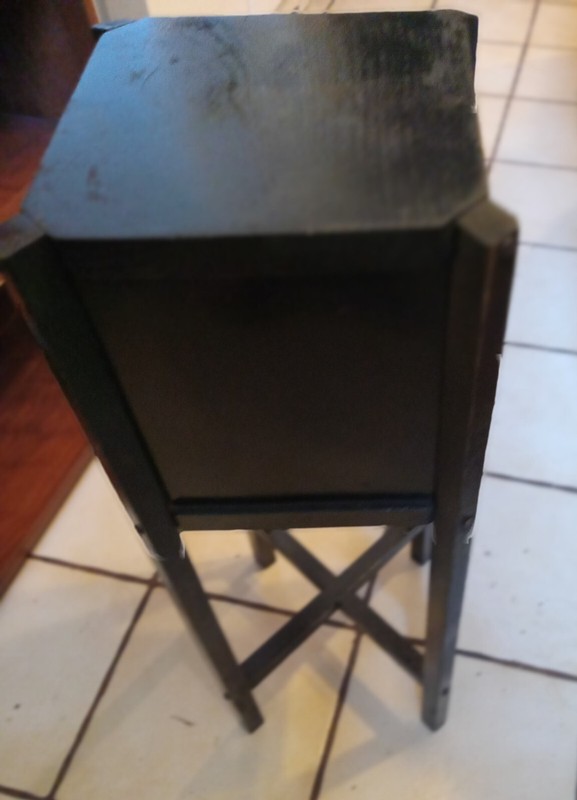 Mid Century Black Smoke Stand (SS-22) gallery