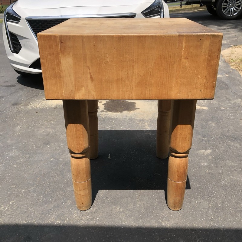 Vintage, Authentic Butcher Block Antique Butcher Block gallery