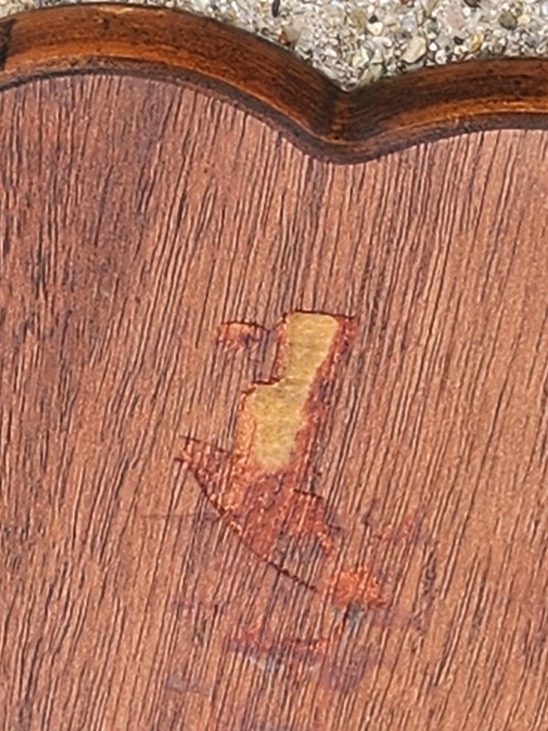 Vtg Tagged Beautiful Baker Furniture Georgian Style Oak Side Table 26 X 20 X 18 gallery