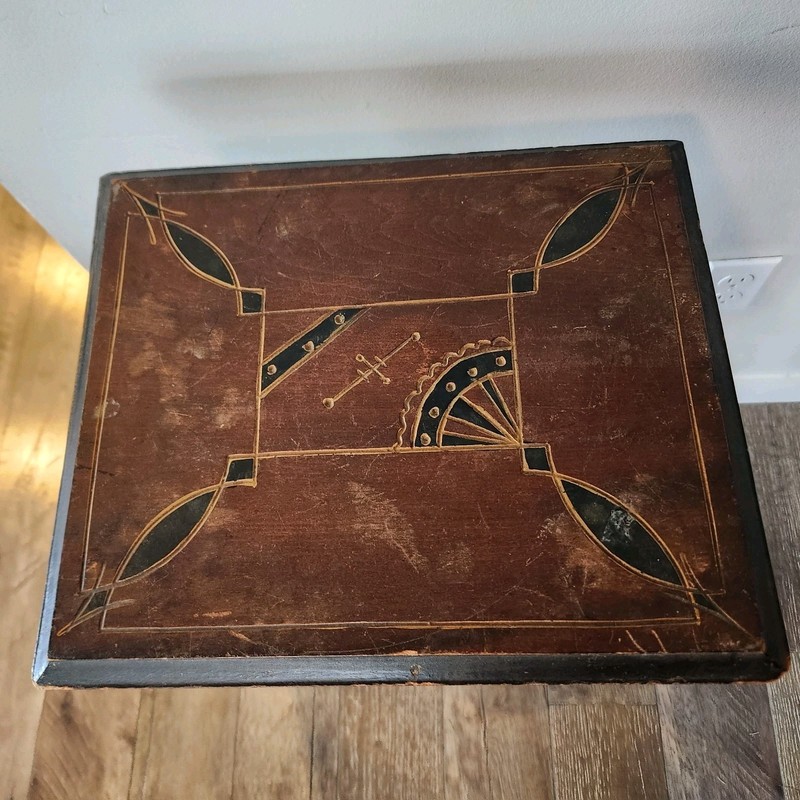 Aesthetic Movement Antique Carved Walnut Eastlake Inlaid Parlor Pedestal Table gallery