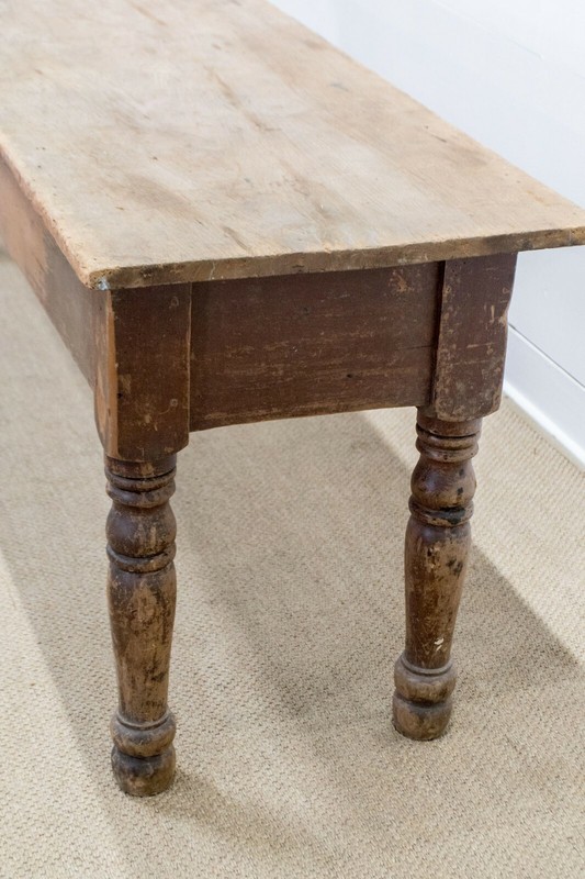 c.1900 Eight Foot Pennsylvania Work Table General Store Farm Table gallery