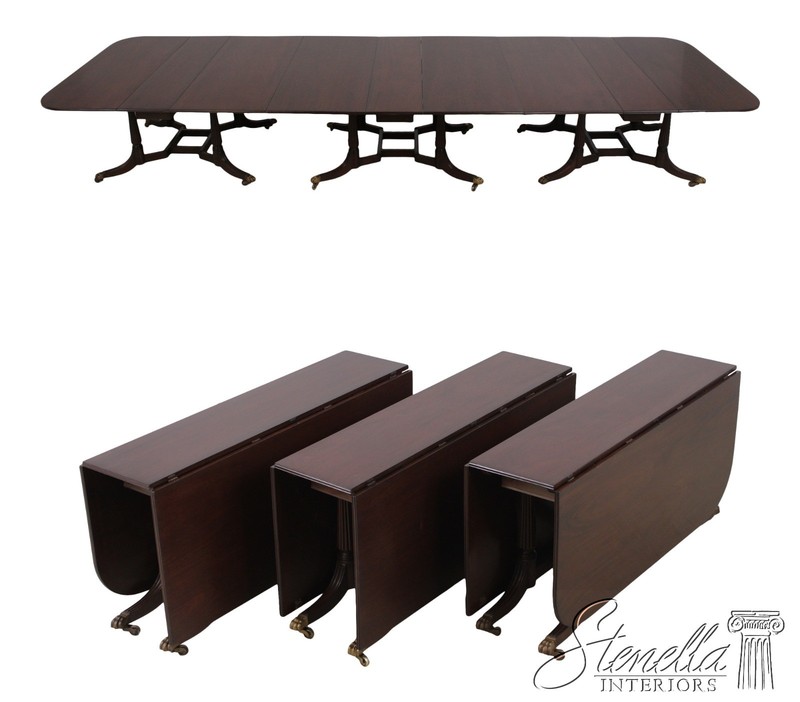 65658: KITTINGER Colonial Williamsburg CW-177 3 Part Dining Banquet Table