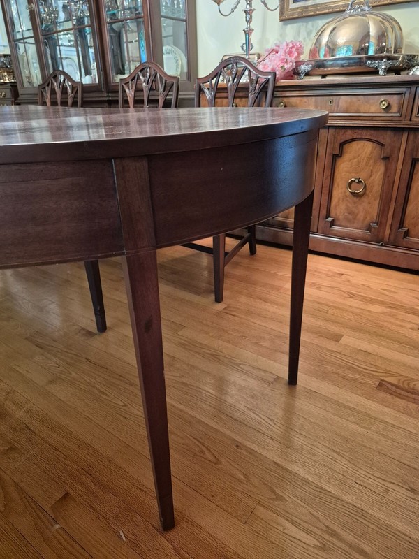 Antique Mahogany Drop Dining Room Table