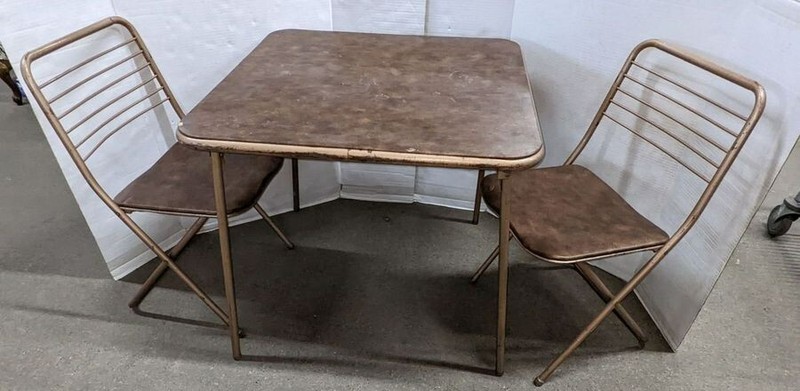 Cosco Vintage Folding Table & Chair Set.