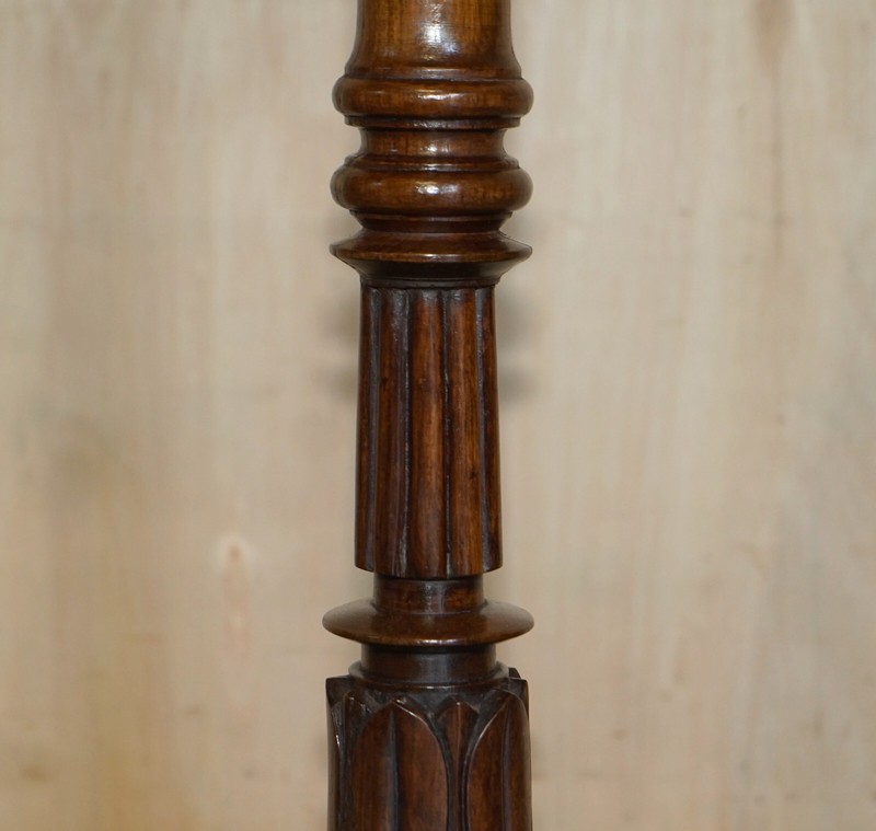 Important Antique Restored William IV 1830 Occasional Side End Wine Lamp Table gallery