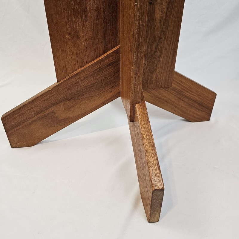 Vintage Library Lectern Book Bible Stand Display Mission Arts & Crafts Walnut gallery