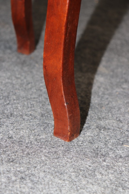 Early 20th Century Bronze Mounted Mahogany French Louis XV French End Table gallery