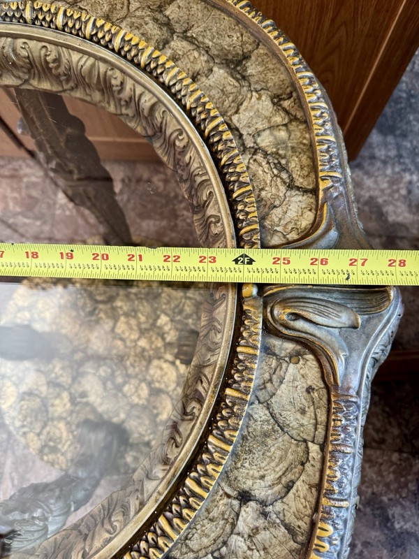 Capiz Abalone Shell Gilt Metal Italian Florentine Style End Tables gallery