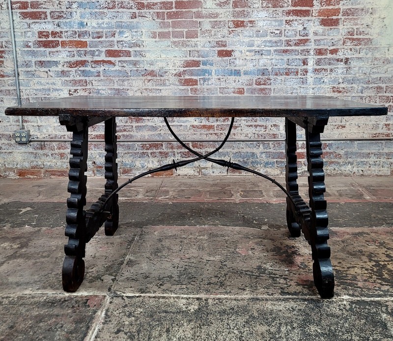 19th century Spanish Colonial Dining Table gallery