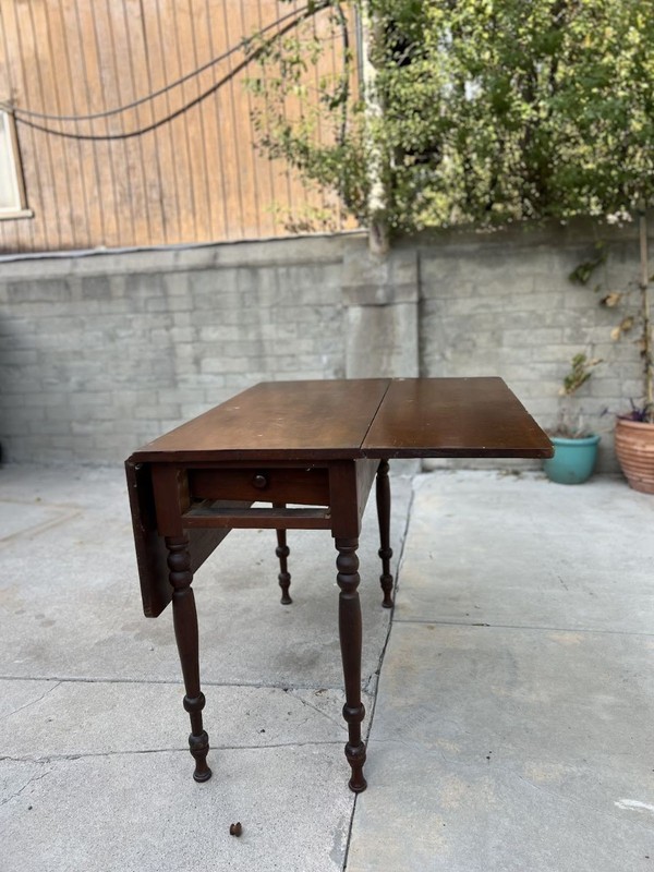 Vintage Antique Folding Card Table Gold Medal Camp Furniture 1930's FREE SHIP gallery