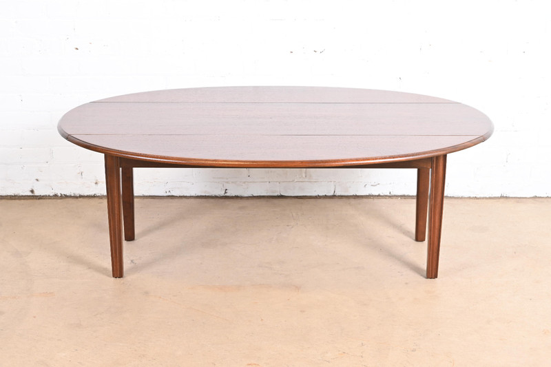 Kittinger American Colonial Mahogany Drop Leaf Coffee Table, Newly Refinished gallery