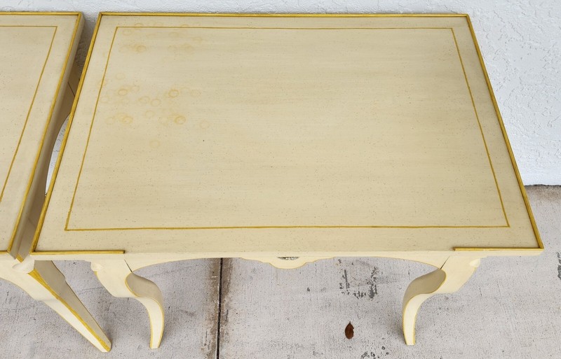 BAKER French Bedside End Tables Pair gallery