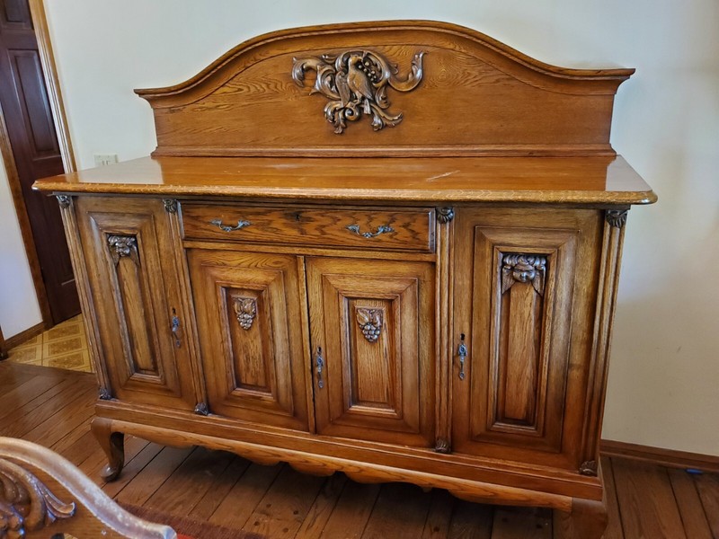 Antique Armoire - Hutch - End table set gallery