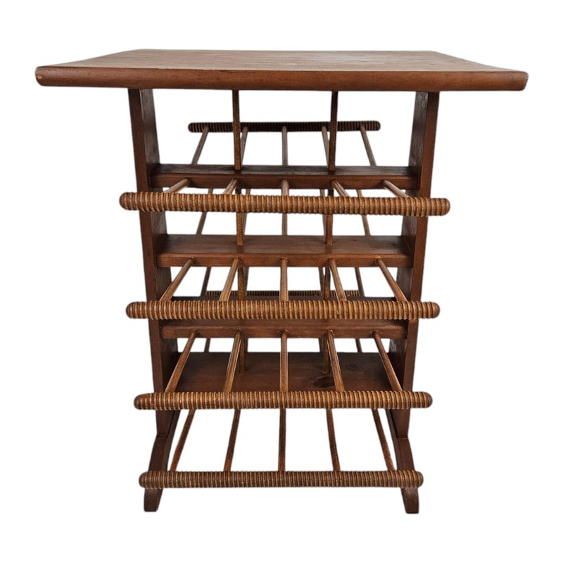 Vintage End Table Magazine Tree Frank Josef Style Danish Scandi Mid-Century gallery