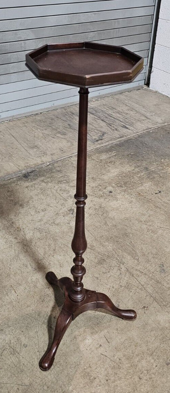 Kittinger Williamsburg Mahogany Plant Stand Candlestand CW 49 Rare gallery