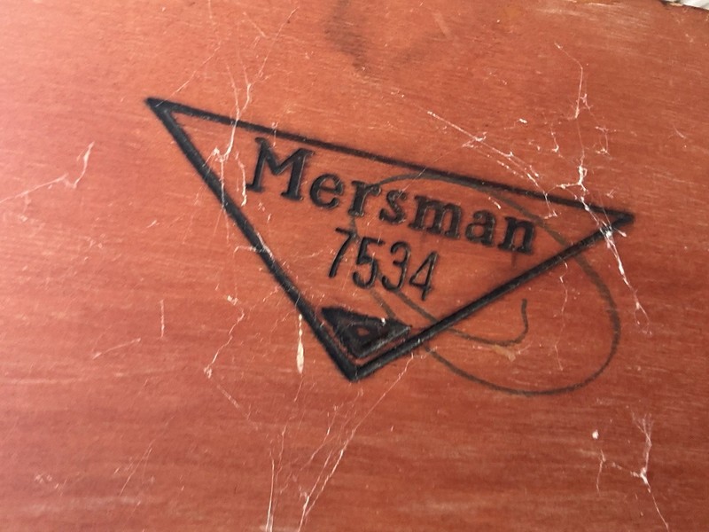 MCM #7640 Single Mersman End Table Genuine Mid Century Modern Tiered Step 2 Tier gallery