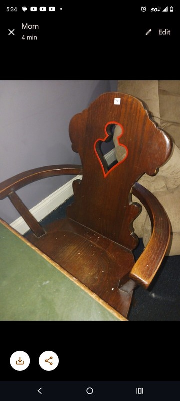 Early Century Handmade Phoenix Card Playing Table Right gallery