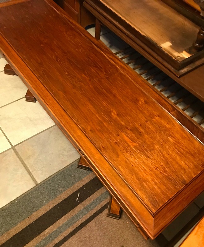 Mid Century Pecan Coffee Table (CT-66)