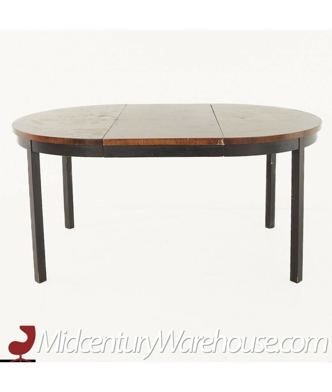 Founders Mid Century Rosewood Expanding Dining Table with 2 Leaves gallery