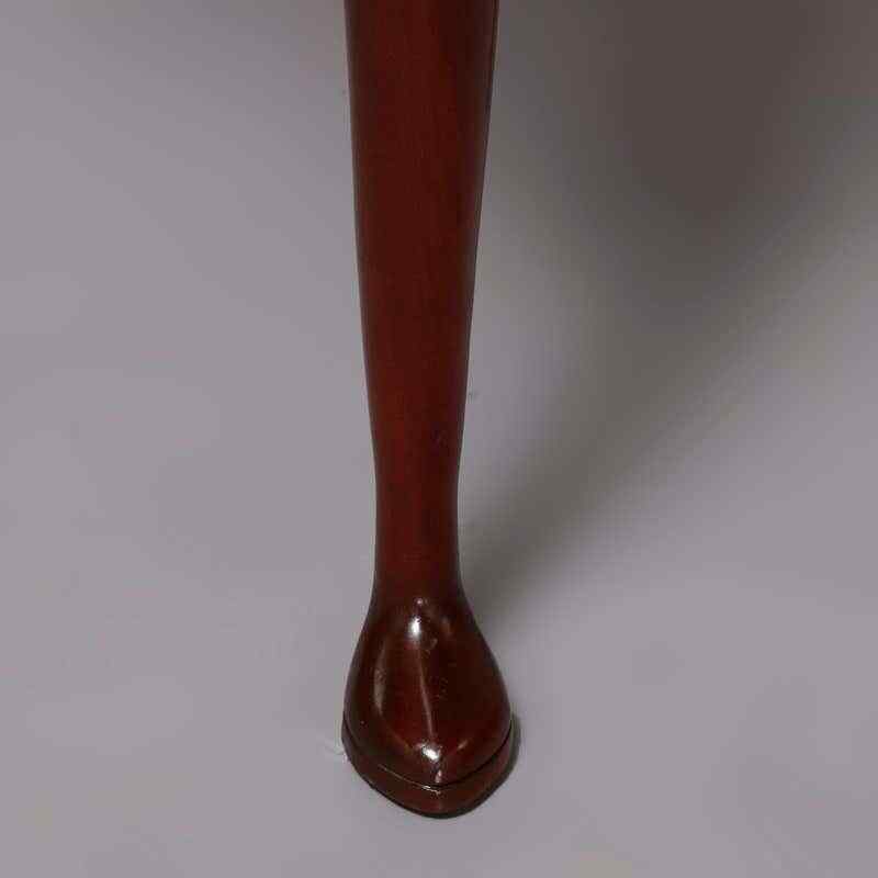 Queen Anne Councill Craftsmen Flame Mahogany Inlaid & Banded Lowboy 20thC gallery