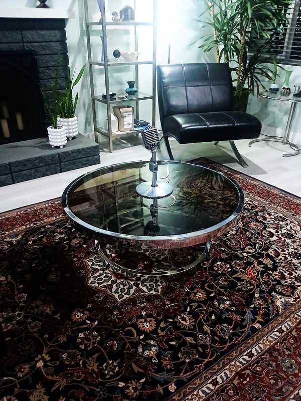 Milo Baughman Zig Zag Coffee table Mid Century Modern Original smoked glass