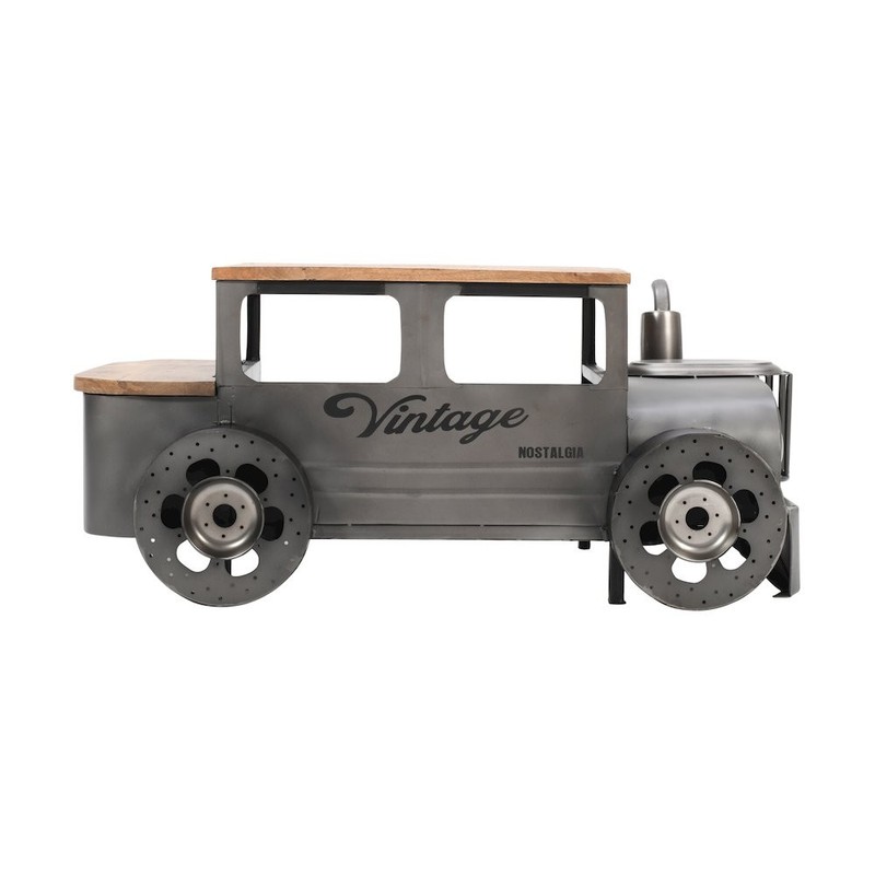 Roadie 41″ Vintage Truck Solid Wood and Metal Unique Coffee Table with Storage