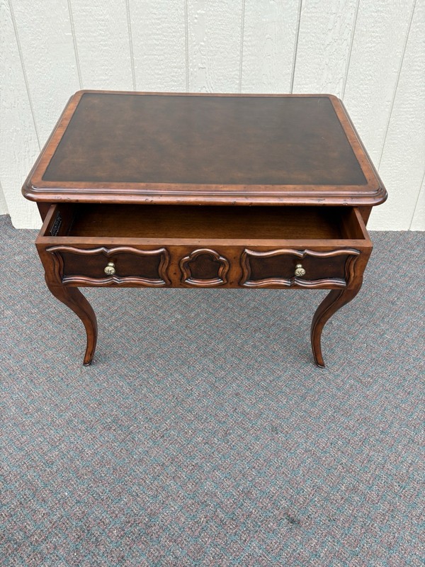 67296 DREXEL HERITAGE Console Library Table Desk with Drawer gallery