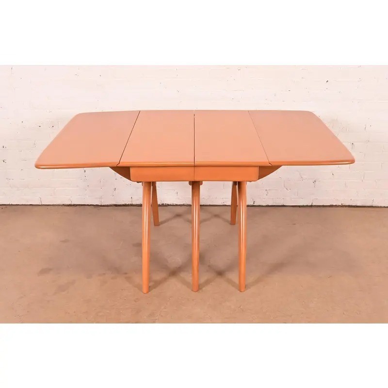 Heywood Wakefield Mid-Century Modern Extension Dining Table, Newly Refinished gallery