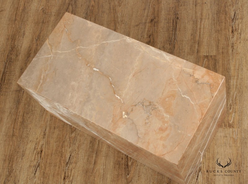 Contemporary Marble Block Coffee or Low Table gallery