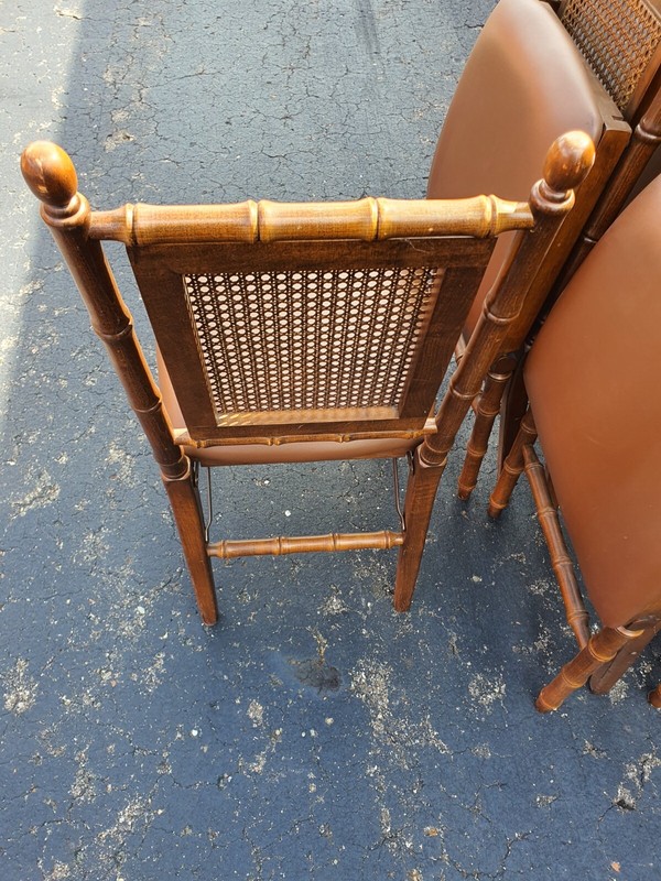 Wood Padded Folding Game, Poker, Card, table With Four Wood Folding Padded Chair gallery