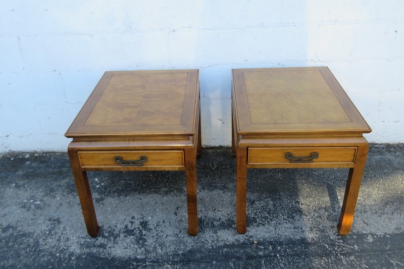 Century Furniture Hollywood Regency Pair of Side End Tables 6262