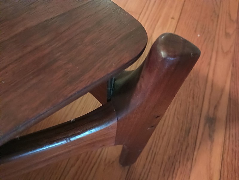 vintage American modern table for screen room lounge chair gallery