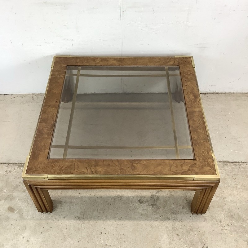 Vintage Square Regency Coffee Table gallery