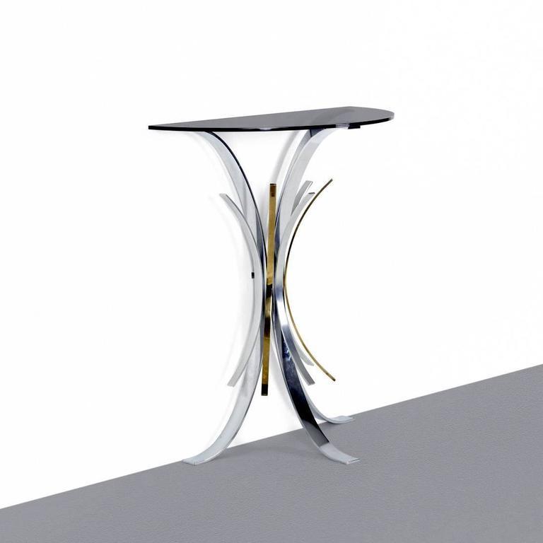 Rare Gerbe Console Table by Maria Pergay gallery