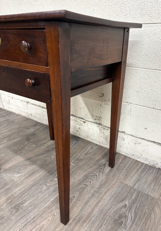 Antique Primitive Work Table Sewing Stand Desk gallery