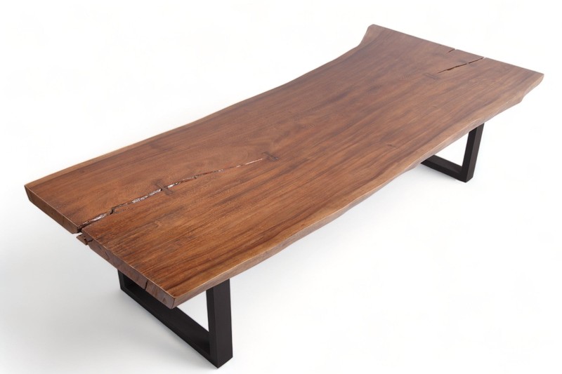 118" Inch Living Edge Desk or Dining Table 3 gallery
