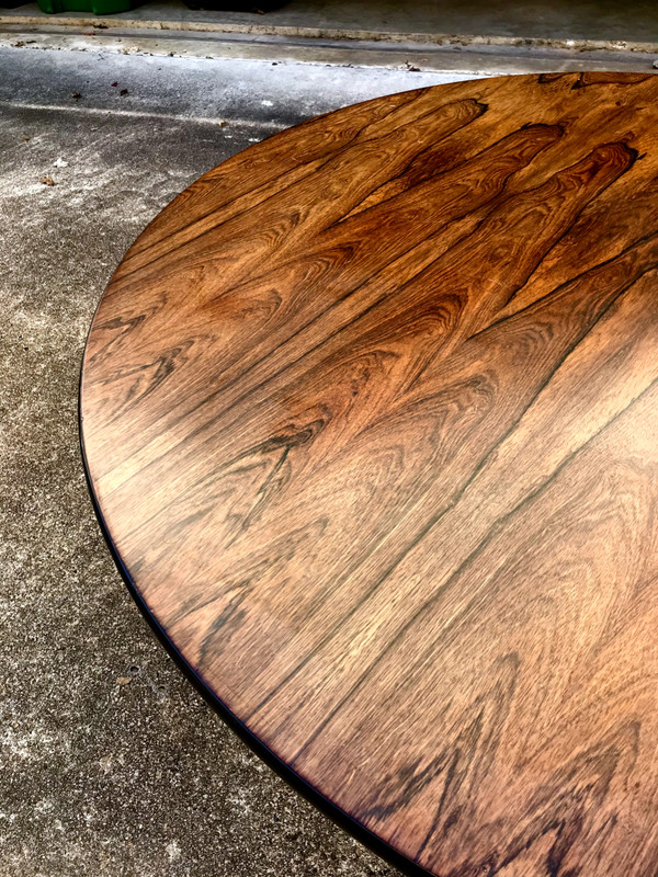 c. 1970’s Eames Herman Miller 60" Rosewood Dining Table Vintage MCM gallery