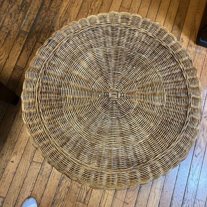 Vintage Woven Mushroom Table gallery