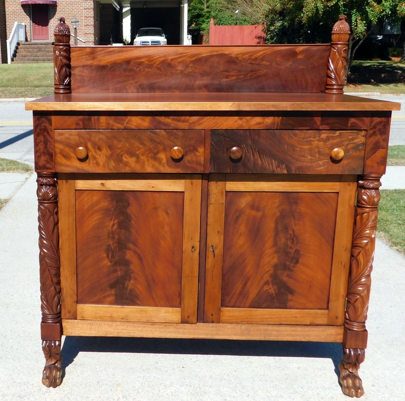 Mahogany Empire Buffet Sideboard