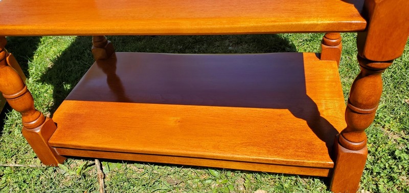 Cushman Colonial Three Shelf News Table 0108 - Set Of 2 - Mid Century gallery