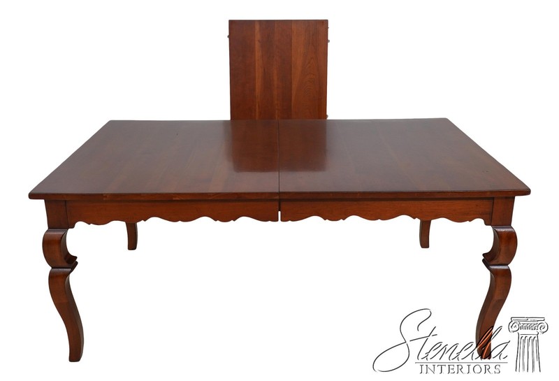 L60489: WRIGHT TABLE CO Country French Dining Room Table
