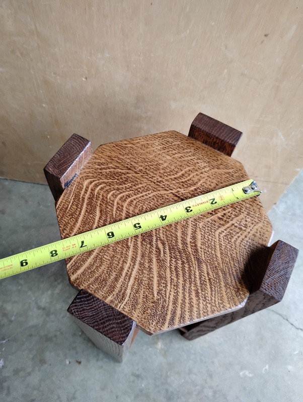 Antique Mission Style White Oak Small Plant Stand Hand Made gallery