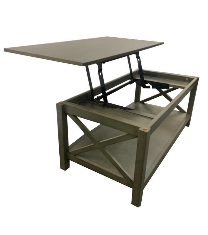 3 Piece Cocktail Lift Top Table with 2 Side Tables for Living Room, Family Room gallery