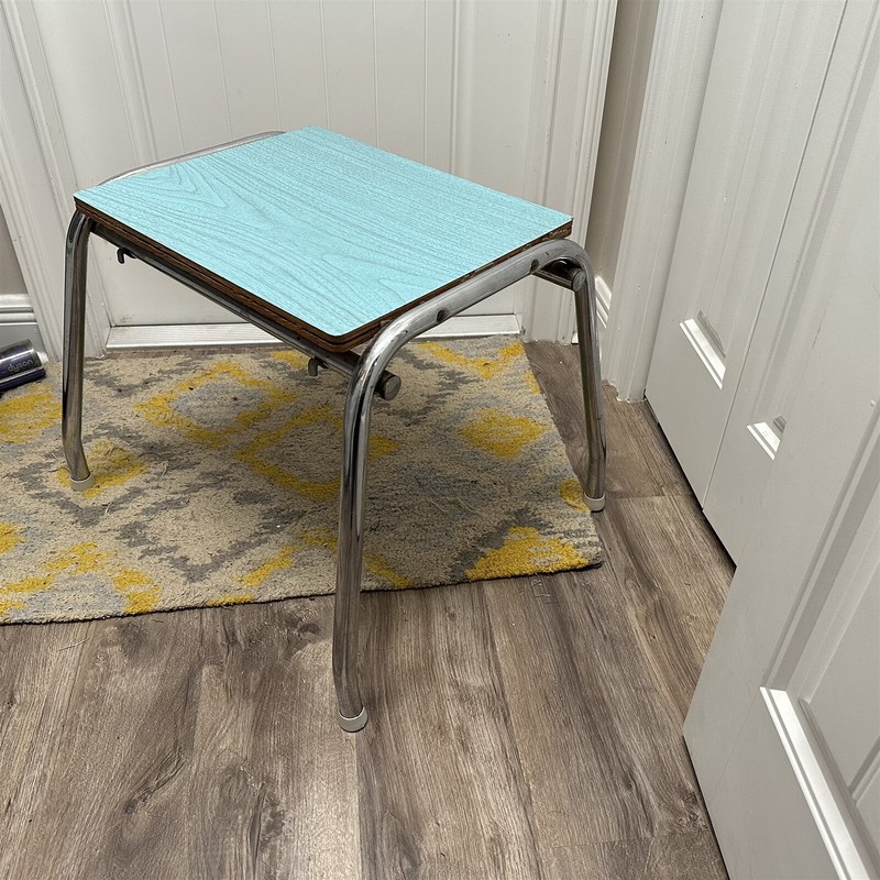 Mid Century Chrome Formica Table Child Table End Table Stroll o Chair Part gallery