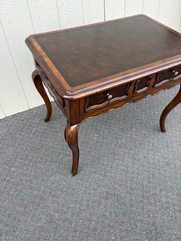 67296 DREXEL HERITAGE Console Library Table Desk with Drawer gallery